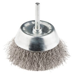 SZCZOTKA DRUCIANA DOCZOŁOWA Z TRZ PIENIEM 50 MM, INOX