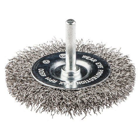 SZCZOTKA DRUCIANA TARCZOWA Z TRZ PIENIEM 75 MM, INOX SZCZOTKA DRUCIANA TARCZOWA Z TRZ PIENIEM 75 MM, INOX
