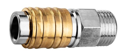 SZYBKOZŁĄCZKA DO KOM PRESORA Z GWINTEM ZEWNĘTRZNYM 1/2" SZYBKOZŁĄCZKA DO KOM PRESORA Z GWINTEM ZEWNĘTRZNYM 1/2"