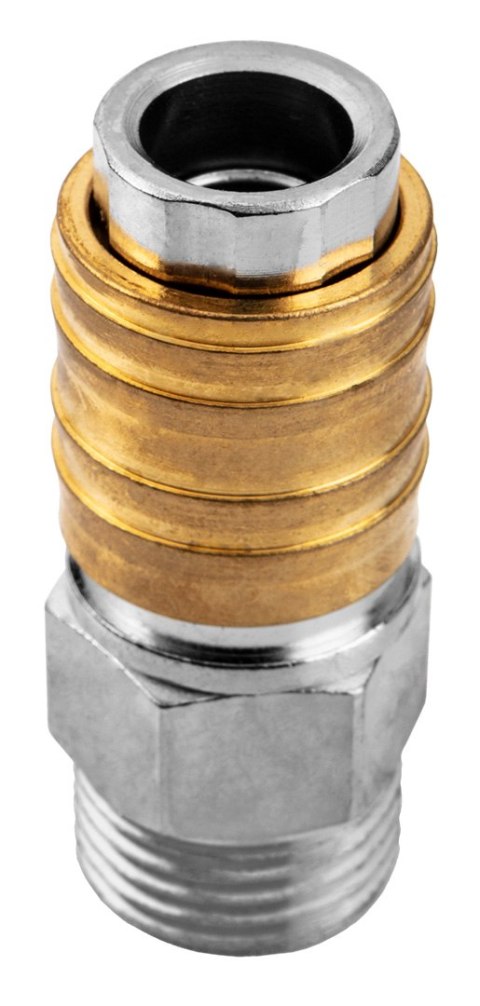 SZYBKOZŁĄCZKA DO KOM PRESORA Z GWINTEM ZEWNĘTRZNYM 1/2" SZYBKOZŁĄCZKA DO KOM PRESORA Z GWINTEM ZEWNĘTRZNYM 1/2"