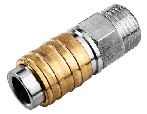 SZYBKOZŁĄCZKA DO KOM PRESORA Z GWINTEM ZEWNĘTRZNYM 1/2" SZYBKOZŁĄCZKA DO KOM PRESORA Z GWINTEM ZEWNĘTRZNYM 1/2"