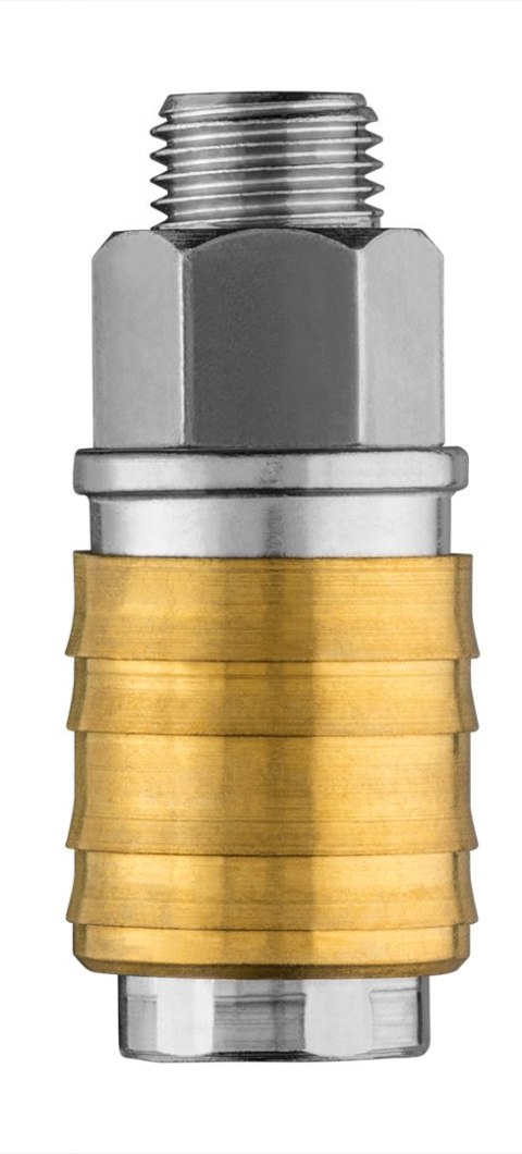 SZYBKOZŁĄCZKA DO KOM PRESORA Z GWINTEM ZEWNĘTRZNYM 1/4" SZYBKOZŁĄCZKA DO KOM PRESORA Z GWINTEM ZEWNĘTRZNYM 1/4"