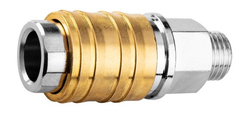 SZYBKOZŁĄCZKA DO KOM PRESORA Z GWINTEM ZEWNĘTRZNYM 1/4" SZYBKOZŁĄCZKA DO KOM PRESORA Z GWINTEM ZEWNĘTRZNYM 1/4"