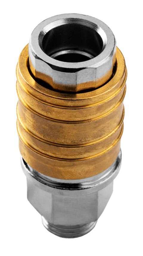 SZYBKOZŁĄCZKA DO KOM PRESORA Z GWINTEM ZEWNĘTRZNYM 1/4" SZYBKOZŁĄCZKA DO KOM PRESORA Z GWINTEM ZEWNĘTRZNYM 1/4"