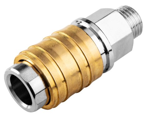 SZYBKOZŁĄCZKA DO KOM PRESORA Z GWINTEM ZEWNĘTRZNYM 1/4" SZYBKOZŁĄCZKA DO KOM PRESORA Z GWINTEM ZEWNĘTRZNYM 1/4"