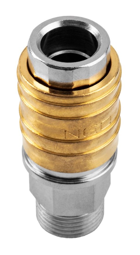SZYBKOZŁĄCZKA DO KOM PRESORA Z GWINTEM ZEWNĘTRZNYM 3/8" SZYBKOZŁĄCZKA DO KOM PRESORA Z GWINTEM ZEWNĘTRZNYM 3/8"