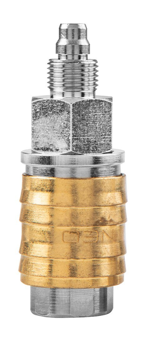 SZYBKOZŁĄCZKA DO KOM PRESORA Z WYJŚCIEM NA WĄŻ 8 x 10 MM SZYBKOZŁĄCZKA DO KOM PRESORA Z WYJŚCIEM NA WĄŻ 8 x 10 MM