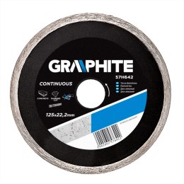 TARCZA DIAMENTOWA 125 x 22.2 MM,  PEŁNA