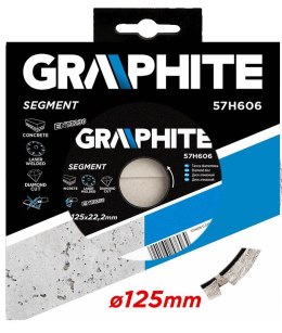 TARCZA DIAMENTOWA 125 x 22.2 MM, SEGMENTOWA, S PAWANA LASEROWO