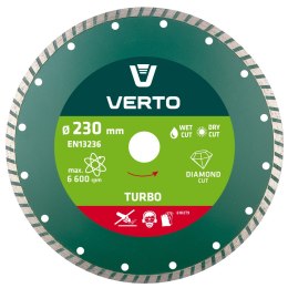 TARCZA DIAMENTOWA 230 x 22.2 MM, TURBO