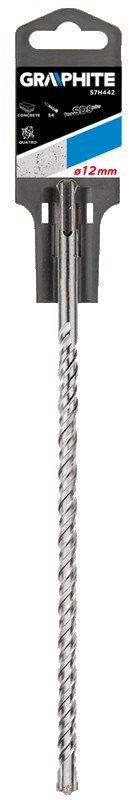 WIERTŁO DO BETONU SDS PLUS, 12 x 260 MM, S4, qUATRO