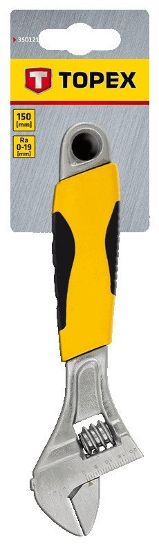 KLUCZ NASTAWNY 150 MM, ZAKRES 0-19 MM KLUCZ NASTAWNY 150 MM, ZAKRES 0-19 MM