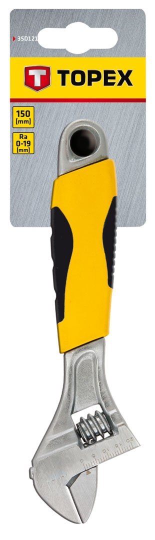 KLUCZ NASTAWNY 150 MM, ZAKRES 0-19 MM KLUCZ NASTAWNY 150 MM, ZAKRES 0-19 MM