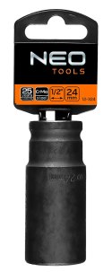 NASADKA UDAROWA 1/2" DŁUGA, 24 x 78MM , CR-MO
