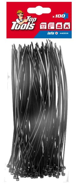 O PASKI ZACISKOWE 2.5 x 200 MM, 100 SZT.