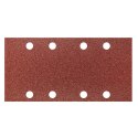 PA PIER ŚCIERNY NA RZE P 93 x 185 MM, K80, 5 SZT., Z OTWORAMI