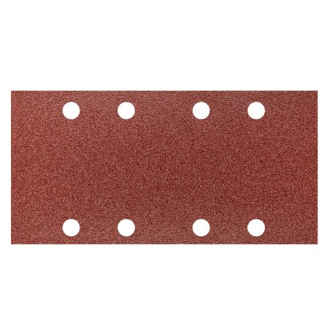 PA PIER ŚCIERNY NA RZE P 93 x 185 MM, K80, 5 SZT., Z OTWORAMI