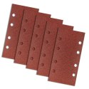 PA PIER ŚCIERNY NA RZE P 93 x 185 MM, K80, 5 SZT., Z OTWORAMI