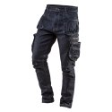 S PODNIE ROBOCZE 5-KIESZENIOWE DENIM, ROZMIAR XXXL