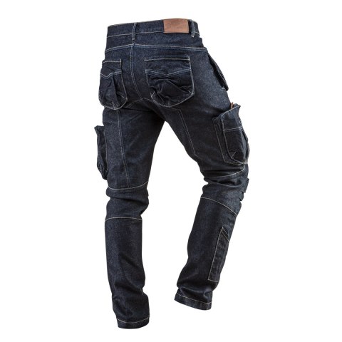 S PODNIE ROBOCZE 5-KIESZENIOWE DENIM, ROZMIAR XXXL S PODNIE ROBOCZE 5-KIESZENIOWE DENIM, ROZMIAR XXXL