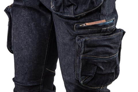 S PODNIE ROBOCZE 5-KIESZENIOWE DENIM, ROZMIAR XXXL S PODNIE ROBOCZE 5-KIESZENIOWE DENIM, ROZMIAR XXXL