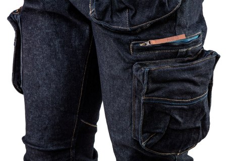 S PODNIE ROBOCZE 5-KIESZENIOWE DENIM, ROZMIAR XXXL S PODNIE ROBOCZE 5-KIESZENIOWE DENIM, ROZMIAR XXXL