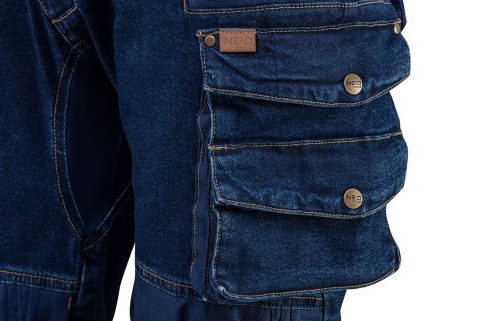 S PODNIE ROBOCZE DENIM, WZMOCNIENIA NA KOLANACH, ROZMIAR XXXL S PODNIE ROBOCZE DENIM, WZMOCNIENIA NA KOLANACH, ROZMIAR XXXL