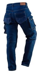 S PODNIE ROBOCZE DENIM, WZMOCNIENIA NA KOLANACH, ROZMIAR XXXL