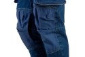S PODNIE ROBOCZE DENIM, WZMOCNIENIA NA KOLANACH, ROZMIAR XXXL