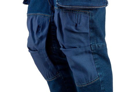 S PODNIE ROBOCZE DENIM, WZMOCNIENIA NA KOLANACH, ROZMIAR XXXL S PODNIE ROBOCZE DENIM, WZMOCNIENIA NA KOLANACH, ROZMIAR XXXL