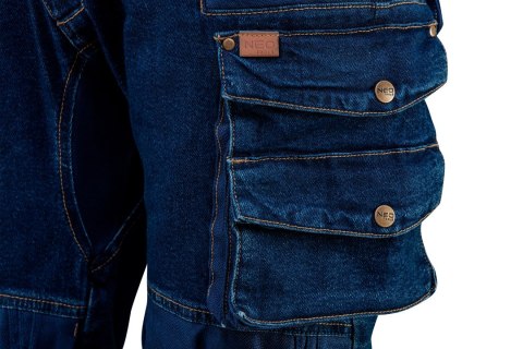 S PODNIE ROBOCZE DENIM, WZMOCNIENIA NA KOLANACH, ROZMIAR XXXL S PODNIE ROBOCZE DENIM, WZMOCNIENIA NA KOLANACH, ROZMIAR XXXL