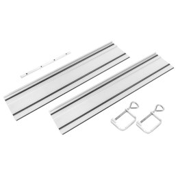 SZYNY  PROWADZĄCE 2 x 700 MM, ŁĄCZNIK, 2 ZACISKI