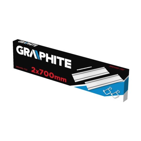 SZYNY PROWADZĄCE 2 x 700 MM, ŁĄCZNIK, 2 ZACISKI SZYNY PROWADZĄCE 2 x 700 MM, ŁĄCZNIK, 2 ZACISKI