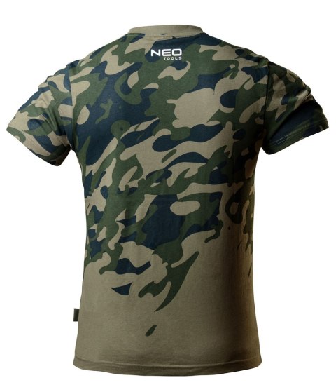 T-SHIRT ROBOCZY Z NADRUKIEM CAMO, ROZMIAR XXL T-SHIRT ROBOCZY Z NADRUKIEM CAMO, ROZMIAR XXL