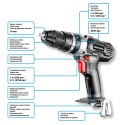 WIERTARKO-WKRĘTARKA AKUMULATOROWA Z UDAREM ENERGY+ 18V, LI-ION, UCHWYT 13 MM, BEZ AKUMULATORA