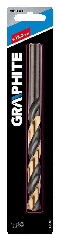 WIERTŁO DO METALU HSS-CNC, 124°, "PRO-TEC", 12.0 MM WIERTŁO DO METALU HSS-CNC, 124°, "PRO-TEC", 12.0 MM