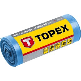 WORKI NA OD PADY 120 L, NIEBIESKIE, 40 MIC