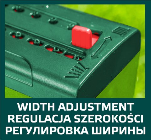 ZRASZACZ OSCYLACYJNY Z WIELOKIERUNKOWĄ REGULACJĄ ZASIĘGU, POWIERZCHNIA ZRASZANIA DO 208 M2 ZRASZACZ OSCYLACYJNY Z WIELOKIERUNKOWĄ REGULACJĄ ZASIĘGU, POWIERZCHNIA ZRASZANIA DO 208 M2