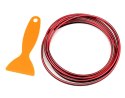 AG679 LISTWA OZDOBNA TUNING 5M RED