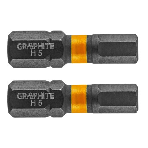 BITY UDAROWE HEX5 x 25 MM, 2 SZT. BITY UDAROWE HEX5 x 25 MM, 2 SZT.