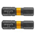 BITY UDAROWE HEX6 x 25 MM, 2 SZT.