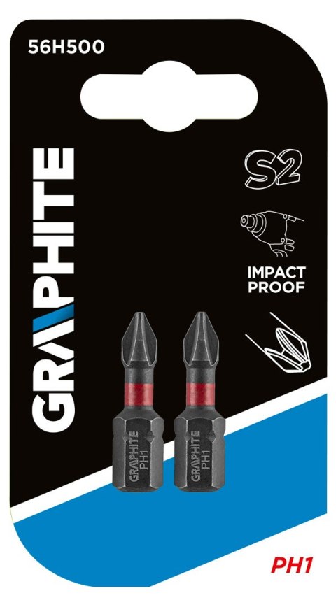 BITY UDAROWE PH1 x 25 MM, 2 SZT. BITY UDAROWE PH1 x 25 MM, 2 SZT.