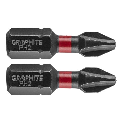 BITY UDAROWE PH2 x 25 MM, 2 SZT. BITY UDAROWE PH2 x 25 MM, 2 SZT.