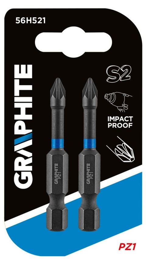 BITY UDAROWE PZ1 x 50 MM, 2 SZT. BITY UDAROWE PZ1 x 50 MM, 2 SZT.