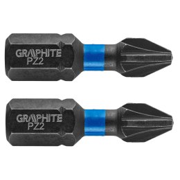 BITY UDAROWE PZ2 x 25 MM, 2 SZT.