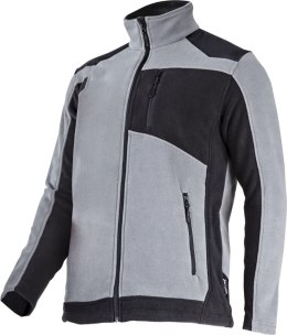 BLUZA  POLAR. ZE WZMOCNIENIAMI SZAR.-CZAR., 