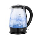 CZAJNIK ELEKTRYCZNY TEESA, SZKLANY, 2200 W, CZARNY, 1,7 L