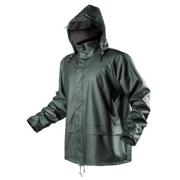 KURTKA  PRZECIWDESZCZOWA PU/PVC, EN 343, ROZMIAR XL