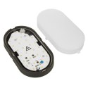LAM PA LED ŚCIENNO SUFITOWA MACLEAN, KOLOR SZARY, GR 1100LM, 15W, IP54, KOLOR ŚWIATŁA NATURALNY BIAŁY (4000K), MCE341