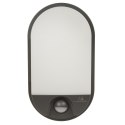 LAM PA LED Z CZUJNIKIEM RUCHU MACLEAN, CZUJNIK NA  PODCZERWIEŃ, KOLOR SZARY, 15W, IP54, BARWA NATURALNA BIAŁA (4000K), 1100LM, MCE